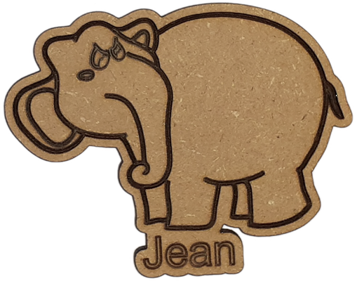 Magnet - Éléphant personnalisable